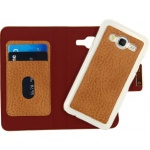 Mobilize Detachable Wallet Book Case Samsung Galaxy J5 Terracotta with Copper Closing
