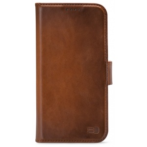 Senza Desire Leather Wallet Apple iPhone 12/12 Pro Burned Cognac